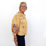 Check Garden Blouse
