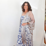 Open Stitch Draped Cover-Up