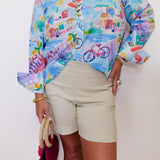 Side Vent Pull-On Shorts