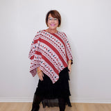 REINDEER HOLIDAY PONCHO