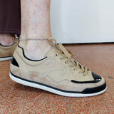 Potsie Leather Lace-Up Tennis Shoe