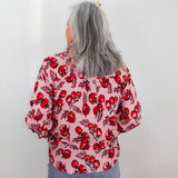 Tomato Print Camp Shirt