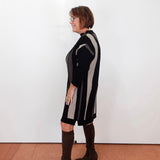 High Collar Tunic Dress