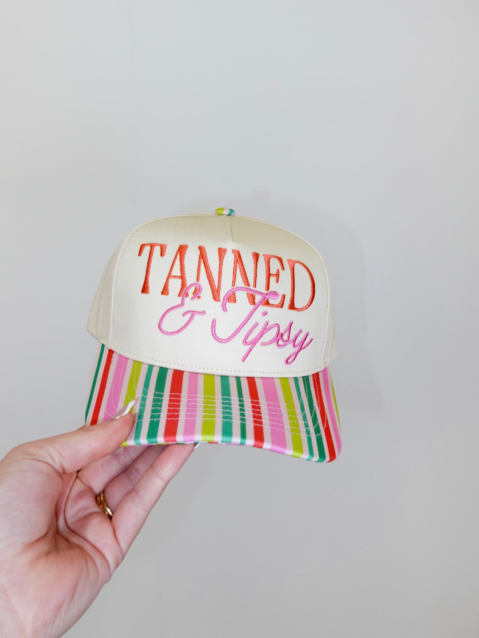 Tanned And Tipsy Cap - TresChicTexas