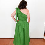 Linen One Shoulder Maxi Dress - TresChicTexas