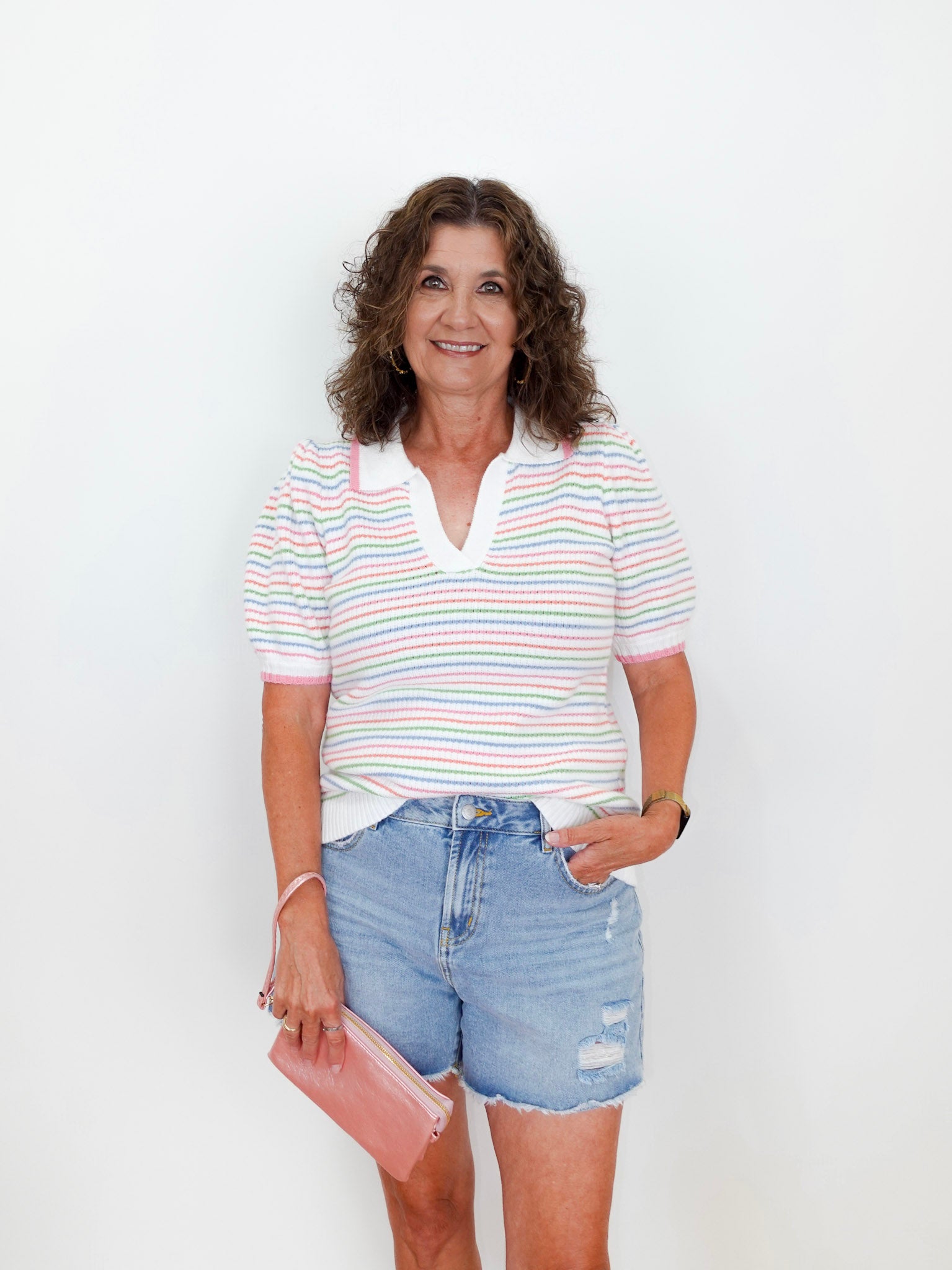 Emma Short Sleeve Sweater Top - TresChicTexas
