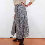 Leopard Vegan Suede Skirt - TresChicTexas