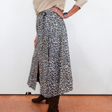 Leopard Vegan Suede Skirt - TresChicTexas