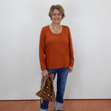 Soft Scoop Neck L/S Top - TresChicTexas