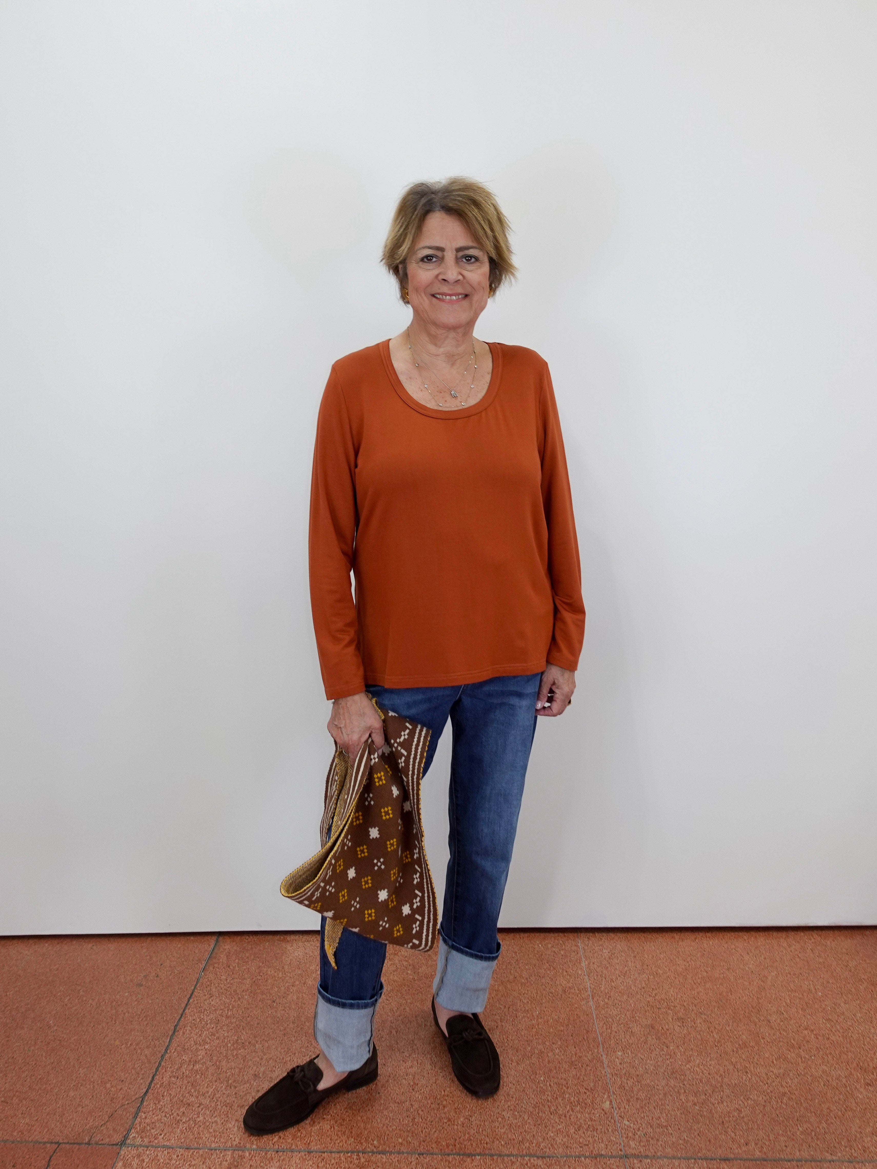 Soft Scoop Neck L/S Top - TresChicTexas