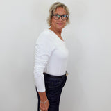 Soft Terry Scoop Neck L/S Top - TresChicTexas