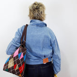 Bubble Denim Jacket W/ Back Pleats