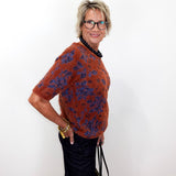 Elbow Sleeve Crew Neck Sweater