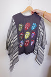 ROCK STAR BANDED PULLOVER TEE