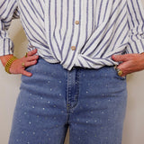 WIDE LEG DENIM PANT
