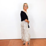 Aleena Silk Maxi Ruffle Dress