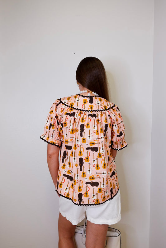 La Guitarra S/S Blouse