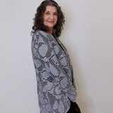 IVY LEAGUE OVERLAY CARDIGAN
