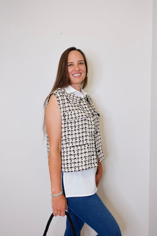 Tweed Vest