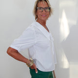 Areli Short Sleeve Blouse - TresChicTexas
