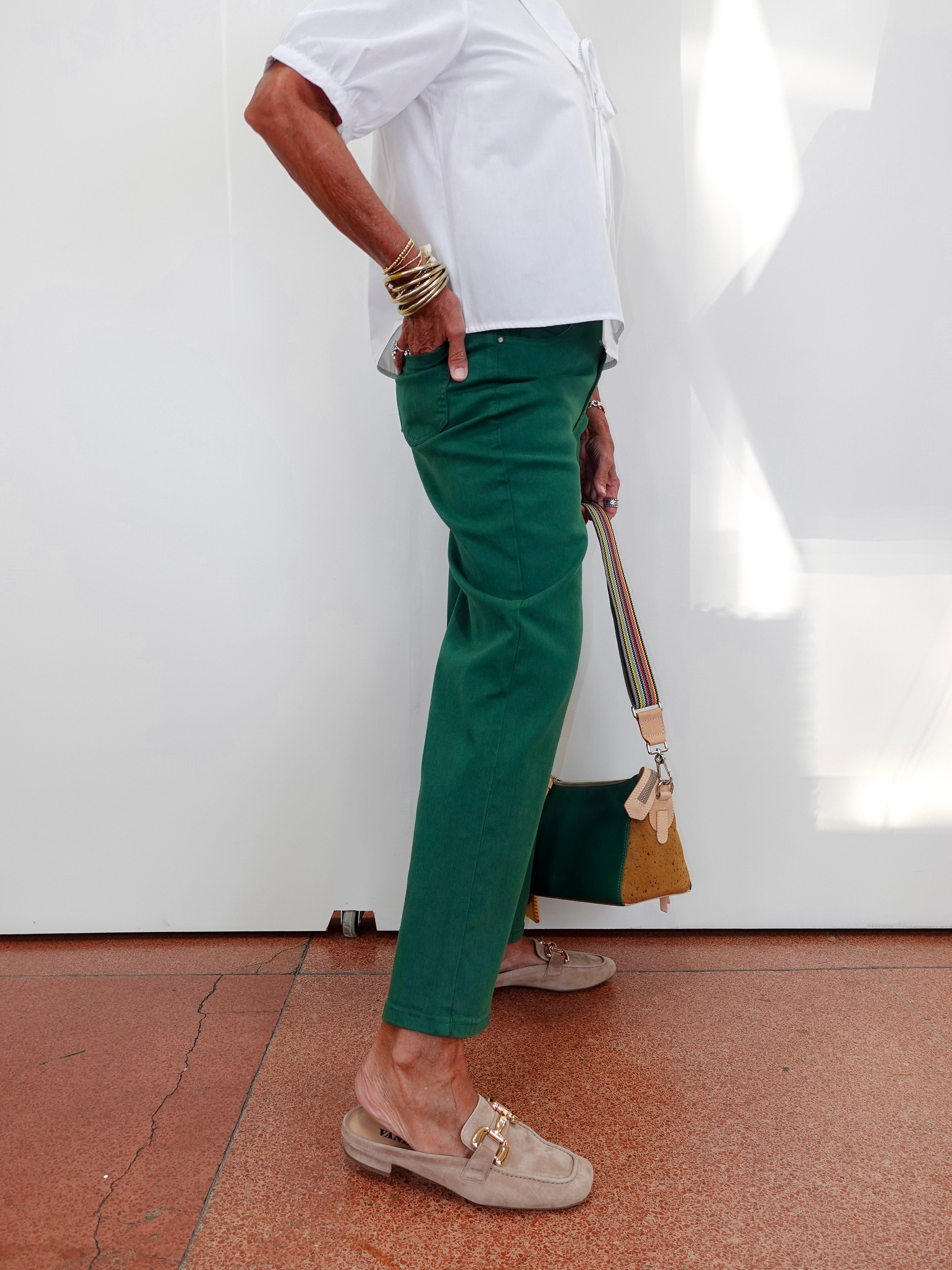 Emerald Wide Leg Crop Pant - TresChicTexas