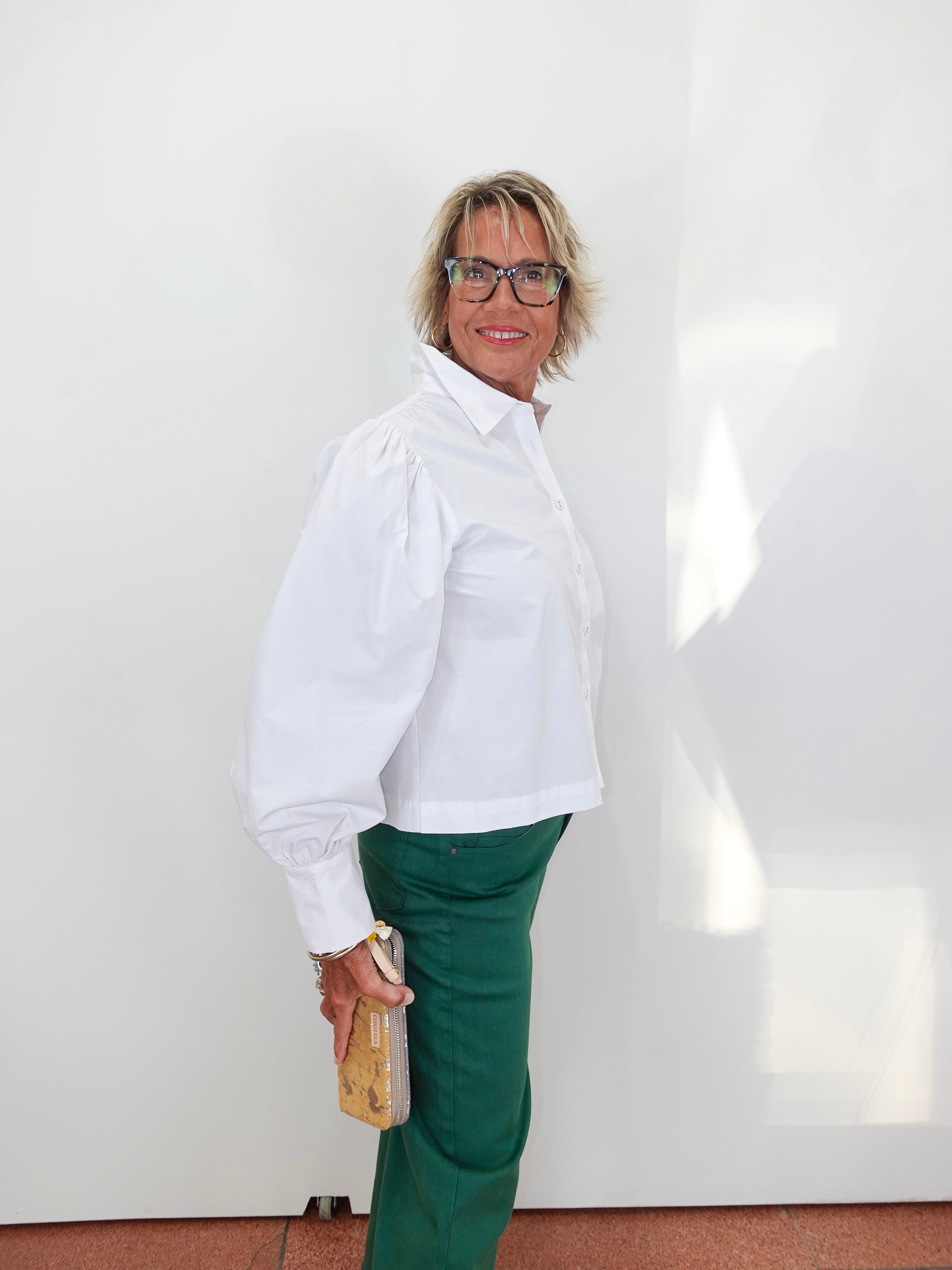 Puff Long Sleeve Button Down Blouse - TresChicTexas