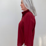 3/4 Sleeve Button Down Blouse - TresChicTexas