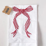 Bow Embroidered Towels