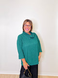 TURTLENECK 3/4 SLEEVE TUNIC