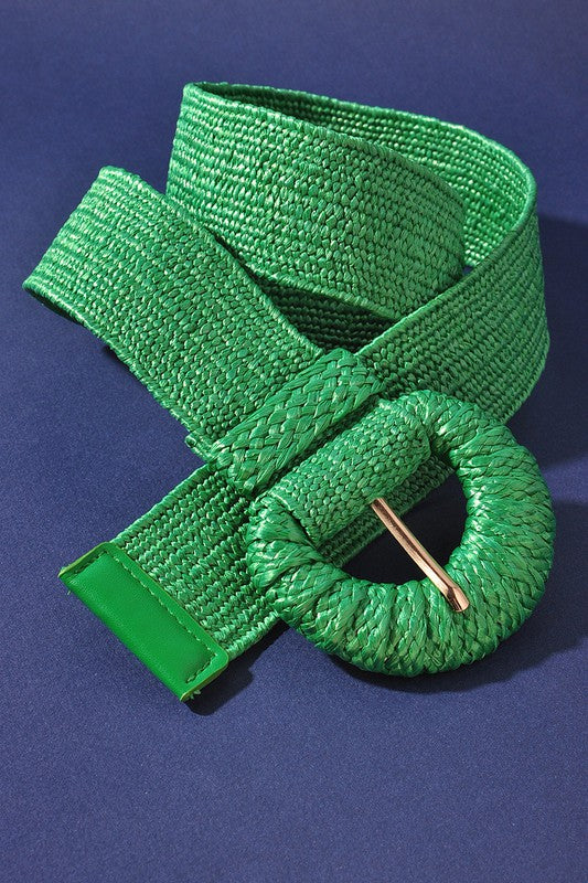 Halfmoon Straw Stretch Belt