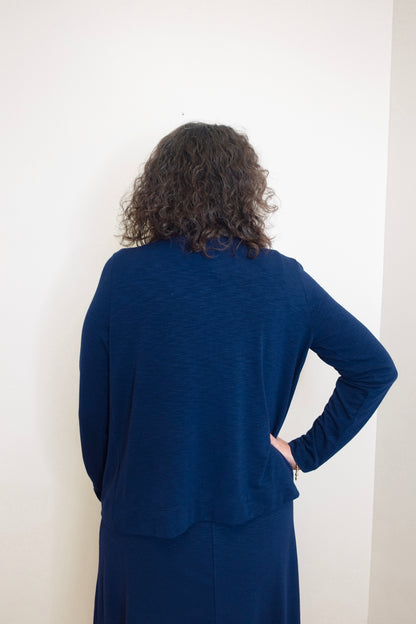 OPEN FRONT L/S COVER-UP