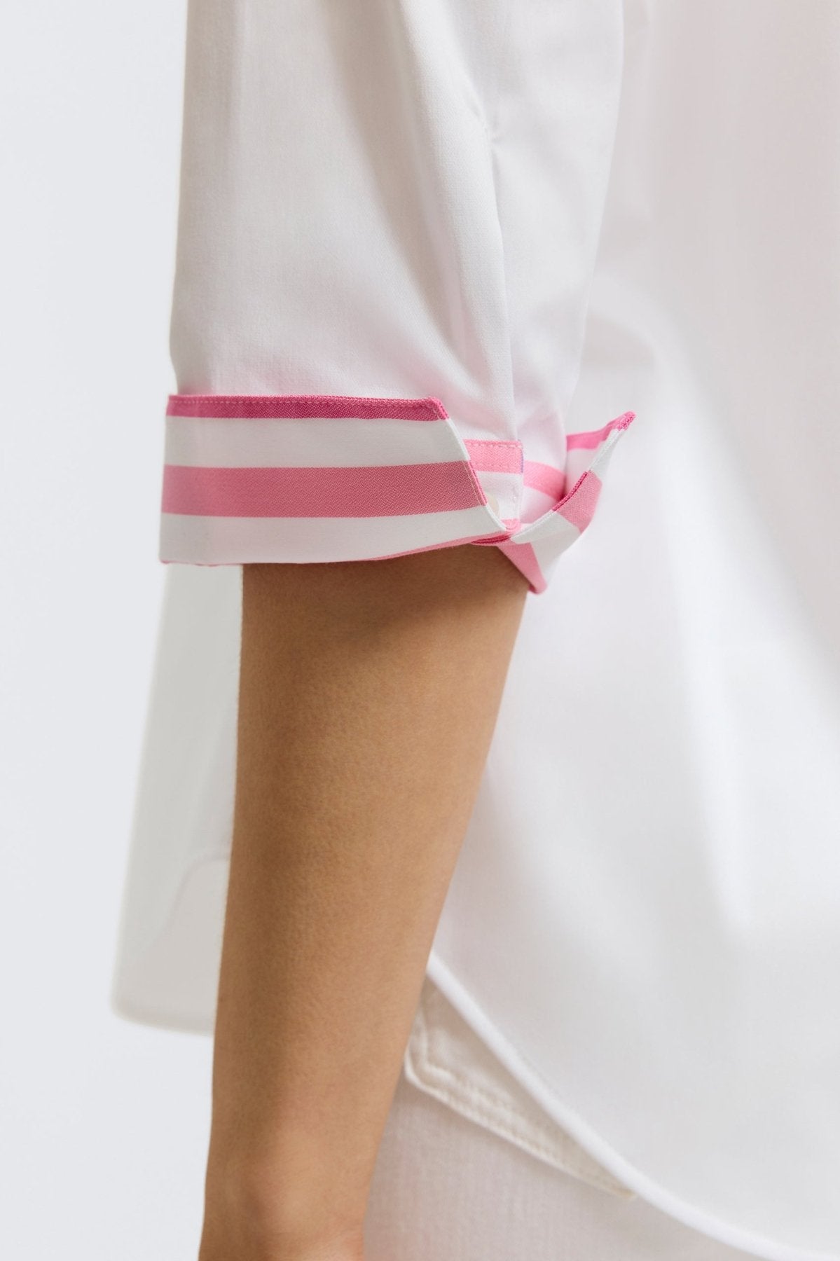 Charlie 3/4 Sleeve Striped Shirt