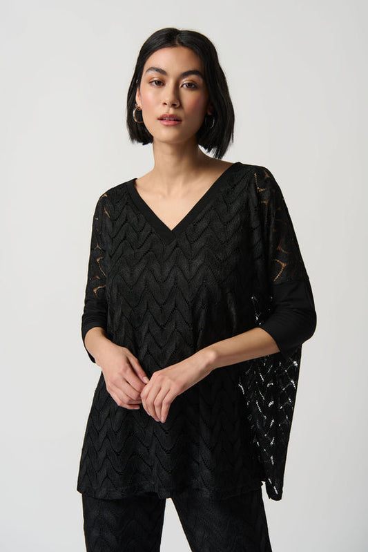 BOXY LAYERED KNIT TUNIC