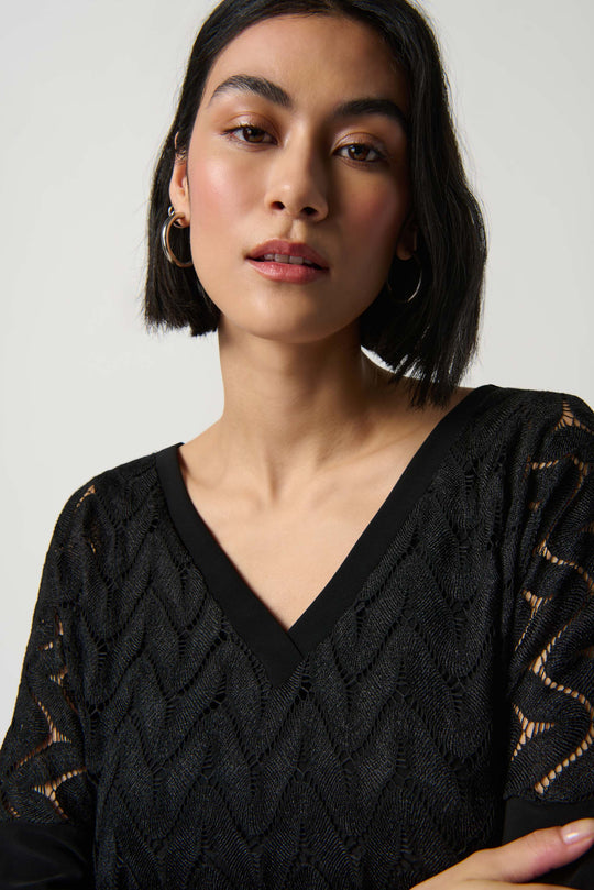 BOXY LAYERED KNIT TUNIC - TresChicTexas