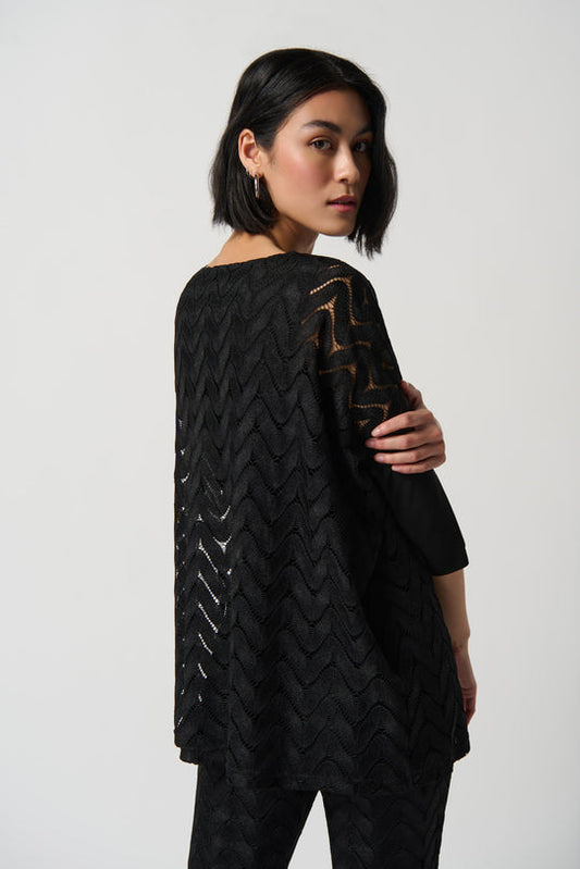 BOXY LAYERED KNIT TUNIC
