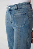 HIGH WAISTED CROPPED TROUSER JEAN