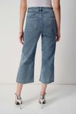 HIGH WAISTED CROPPED TROUSER JEAN