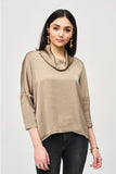 COWL NECK OVERSIZED TOP