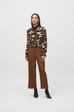 LEATHERETTE WIDE LEG PANT