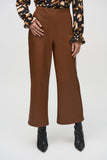 LEATHERETTE WIDE LEG PANT