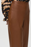 LEATHERETTE WIDE LEG PANT