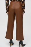 LEATHERETTE WIDE LEG PANT