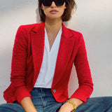 BOUCLE FITTED BLAZER