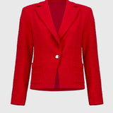 BOUCLE FITTED BLAZER