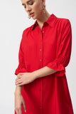 BUTTON FRONT SHIRT DRESS