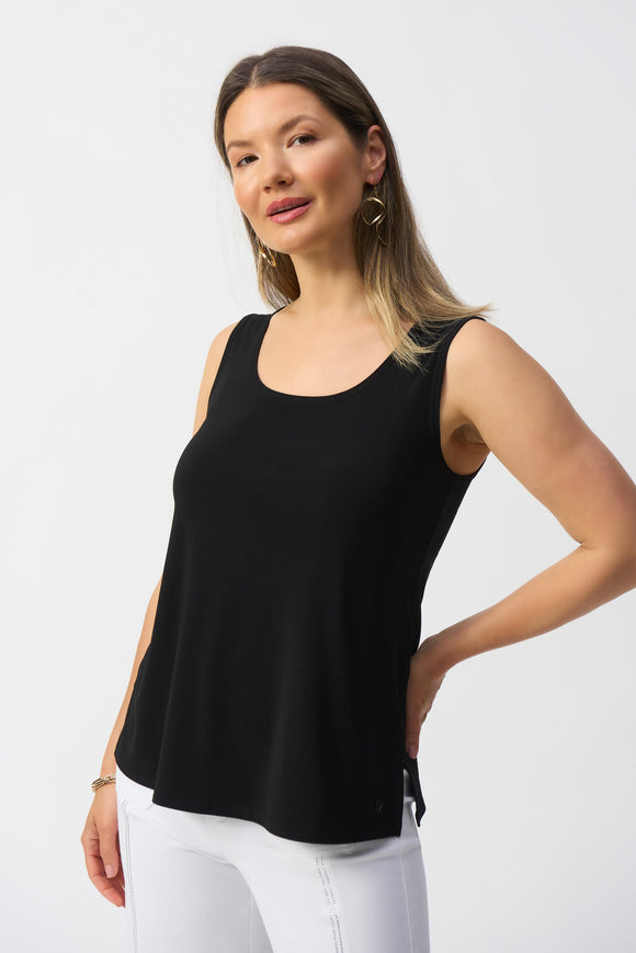 SCOOP NECK SLEEVELESS PULLOVER CAMI