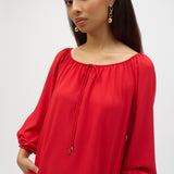 Off Shoulder Puff Sleeve Pullover Blouse