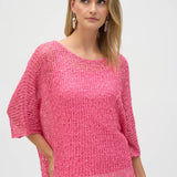 OPEN KNIT SWEATER & CAMI SET