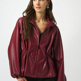 Leather Blazer W/ Zipper