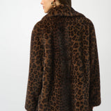 Leopard Faux Fur Coat